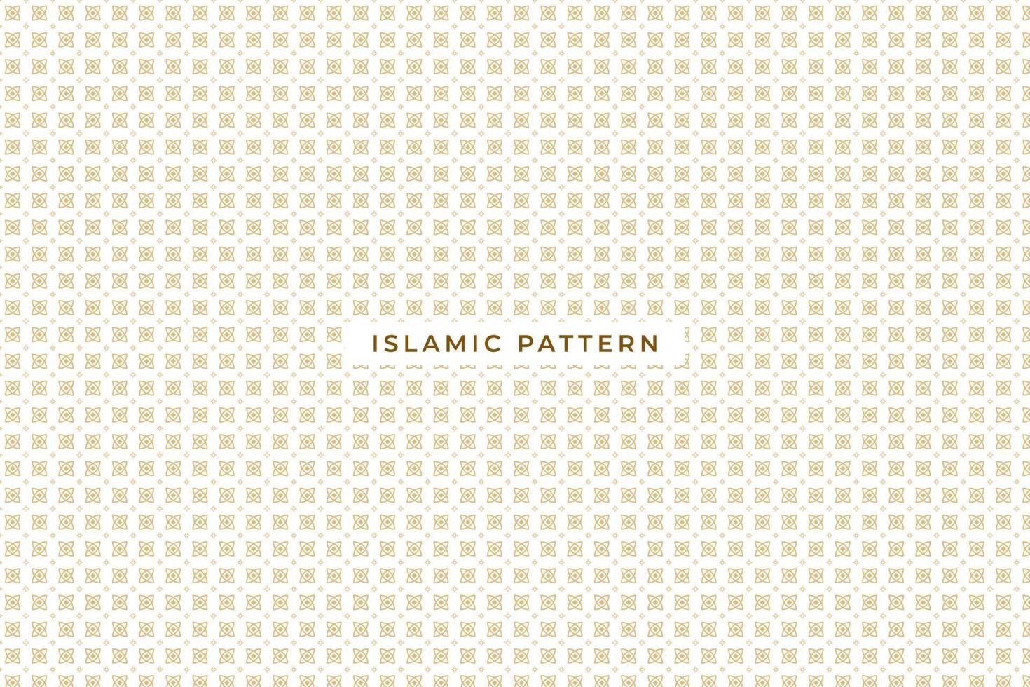 islamitisch patroon, geometrisch overzichtspatroon, vector islamitisch ornament, achtergrond.