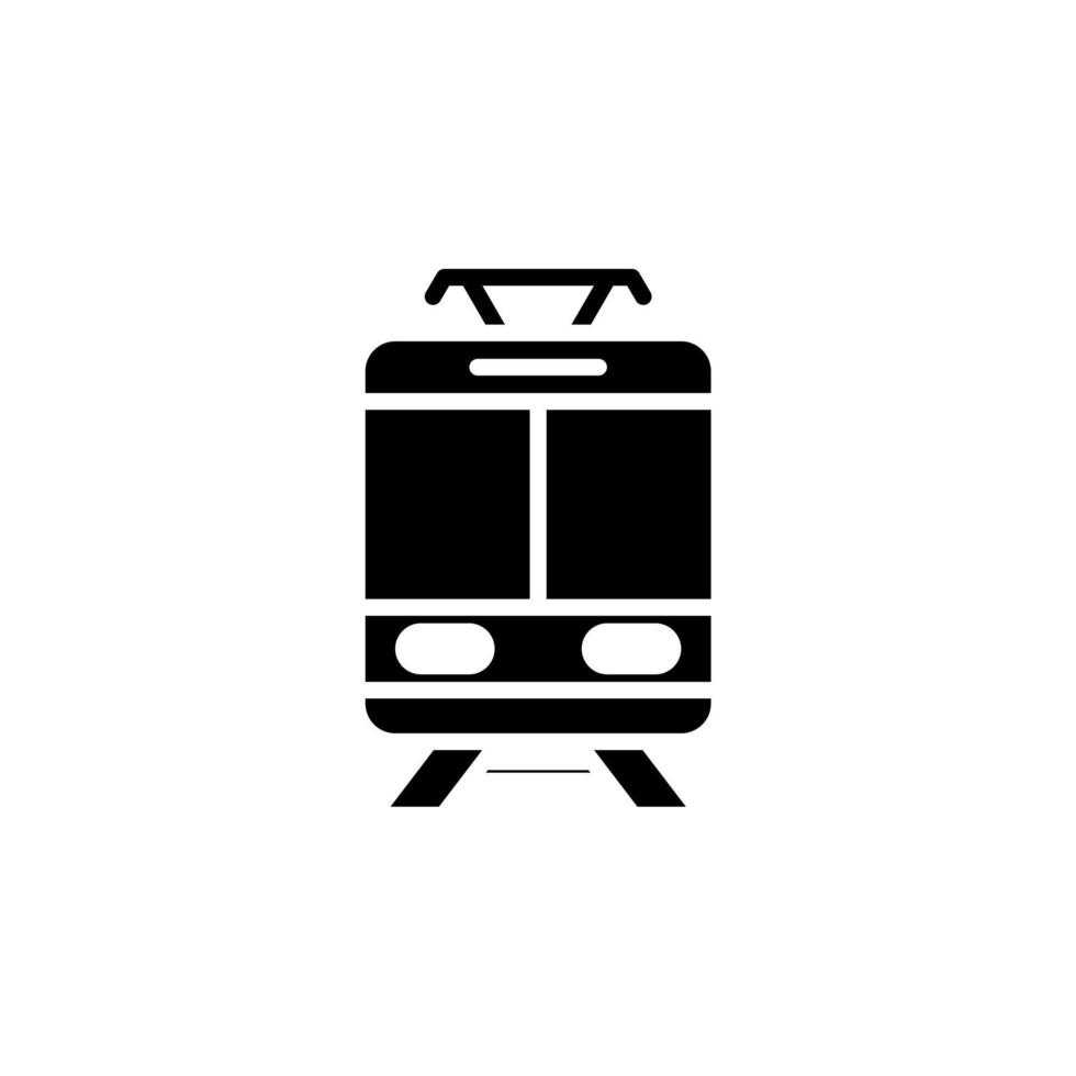 trein, locomotief, vervoer solide vector illustratie logo pictogrammalplaatje. geschikt voor vele doeleinden.