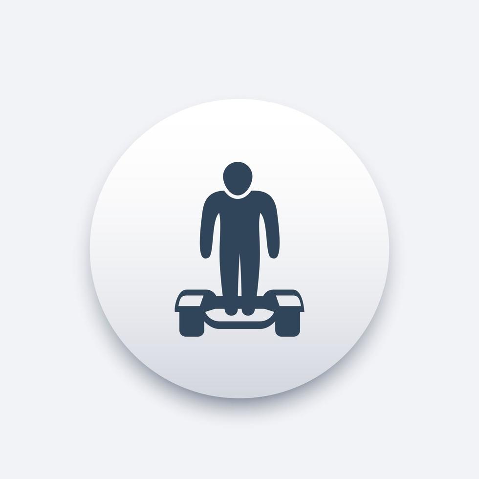 hoverboard vector pictogram