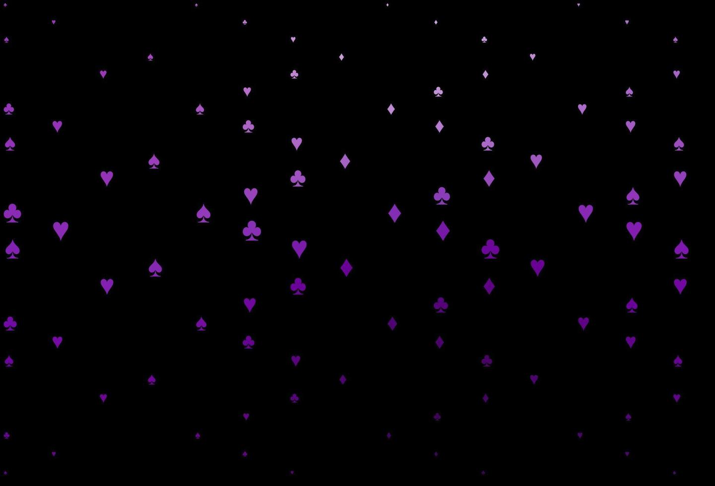 donkerpaarse vectorlay-out met elementen van kaarten. vector