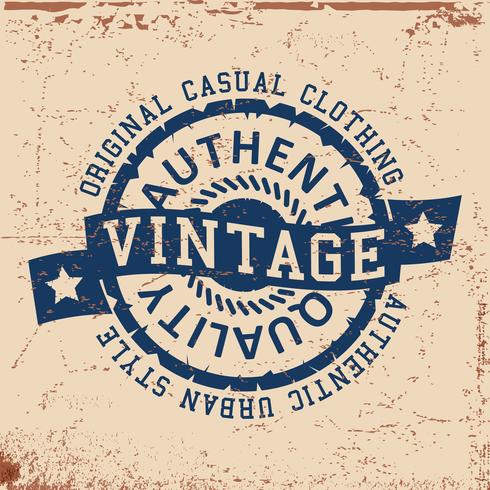 vintage urban print vector