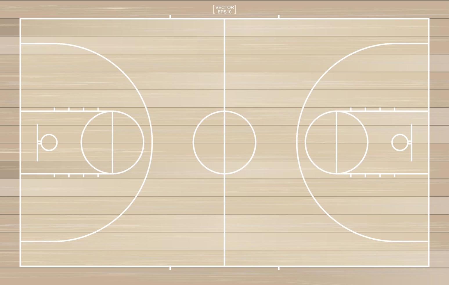 basketbalveld achtergrond. basketbal veld. vector. vector