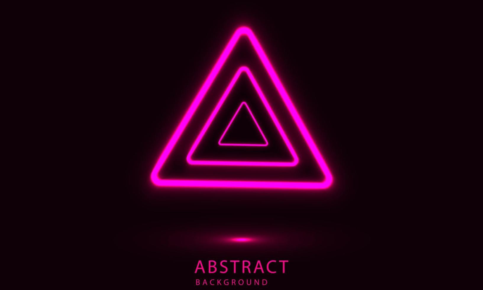 futuristische sci-fi abstracte neon roze lichte vormen op zwarte achtergrond. exclusief behangontwerp voor poster, brochure, presentatie, website etc. vector