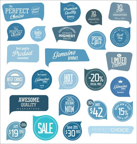 Moderne badges stickers en labels-collectie vector