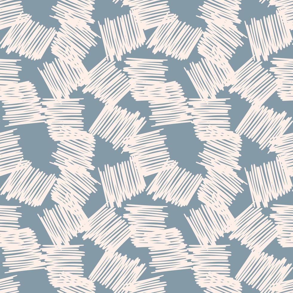 hand getekende krabbels naadloze patroon. abstracte potloodstreken lijn eindeloos behang. camouflage behang. vector