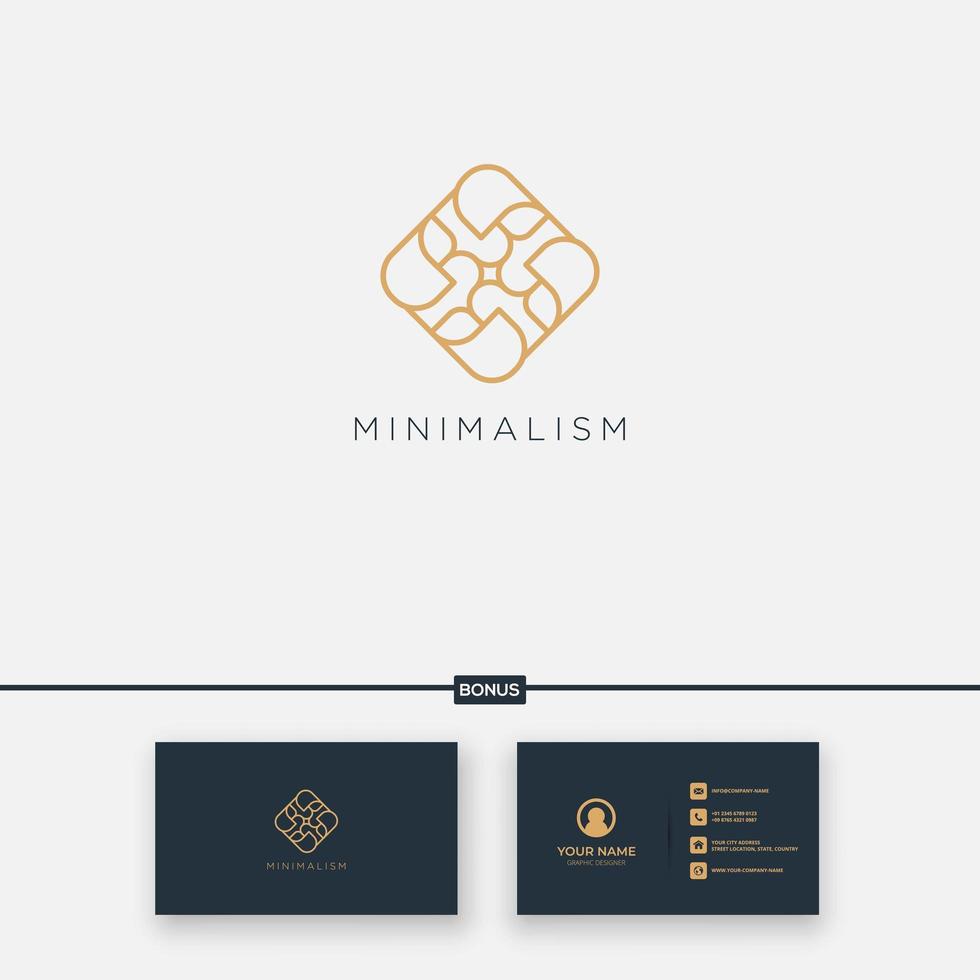 schoonheid en vrouwelijk lijntekeningen minimalisme logo-ontwerp vector