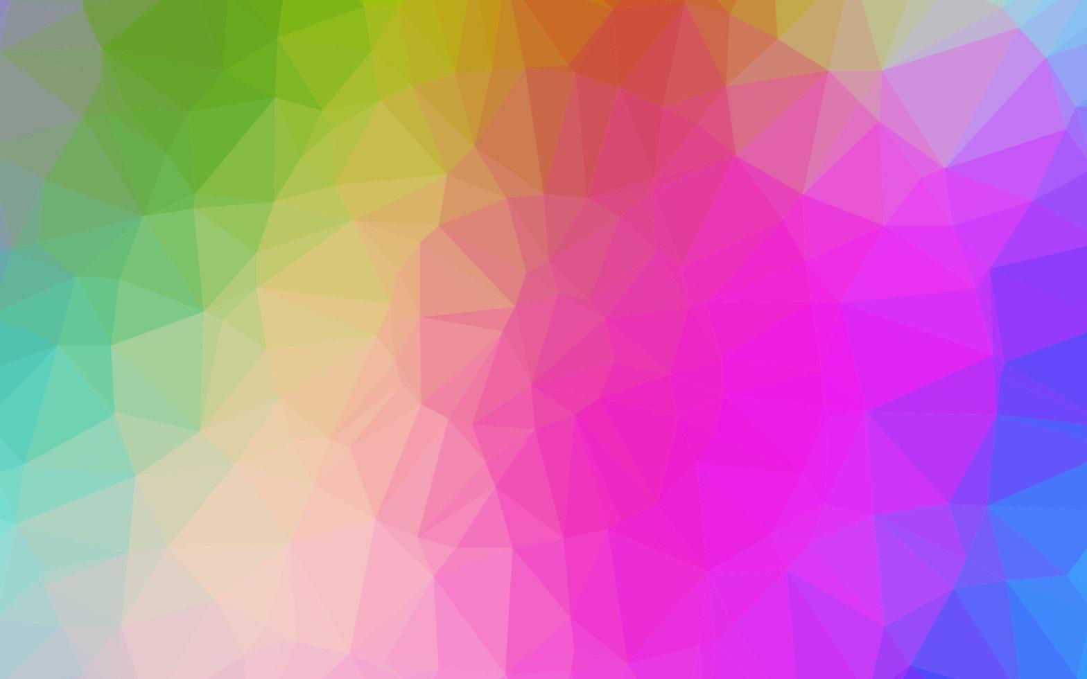 licht veelkleurig, regenboog vector abstracte veelhoekige textuur.