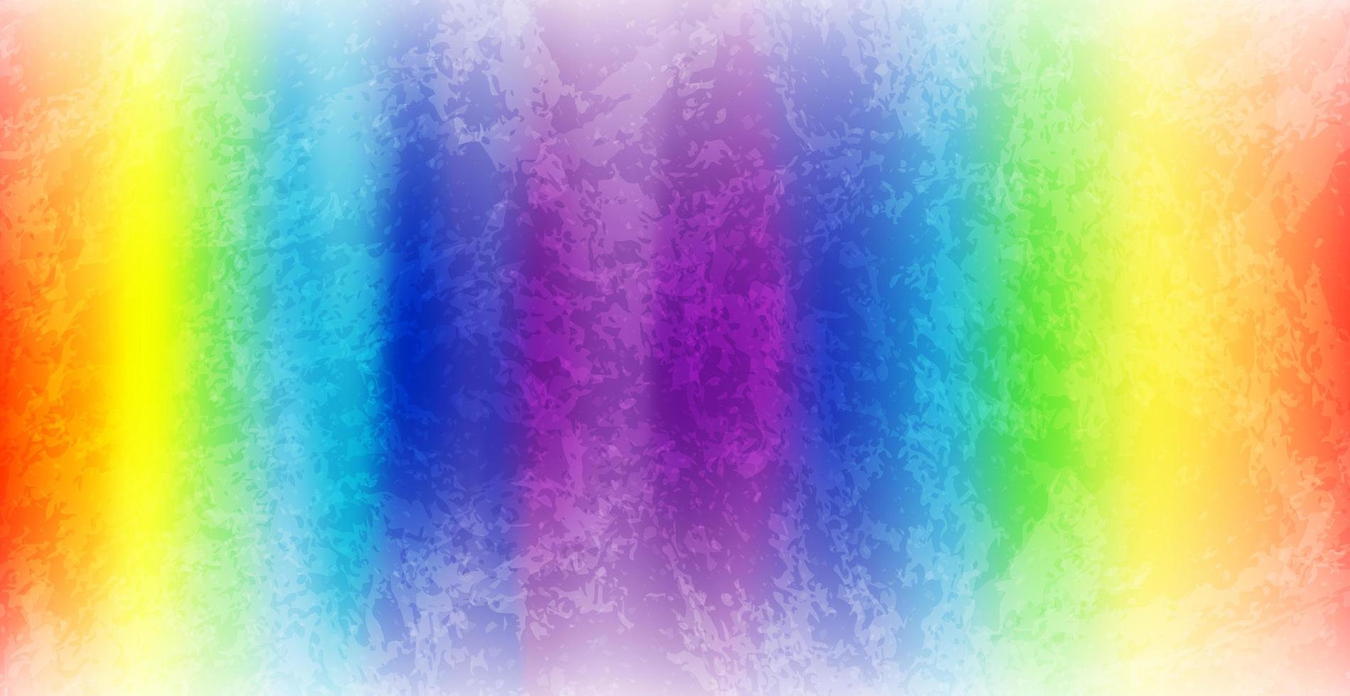veelkleurige regenboog abstracte getextureerde grunge achtergrond sjabloon - vector