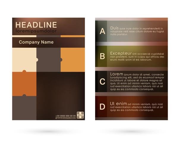 brochure vector