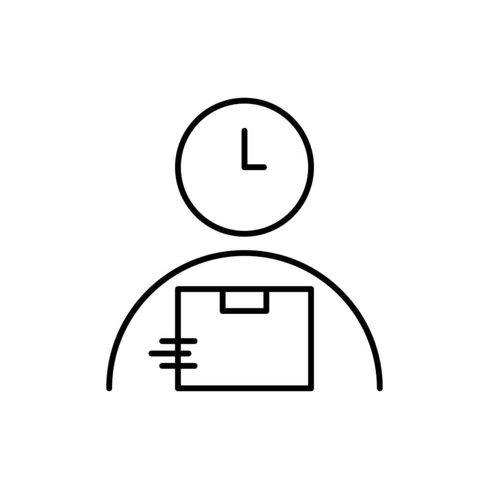 bezorger pictogram vector