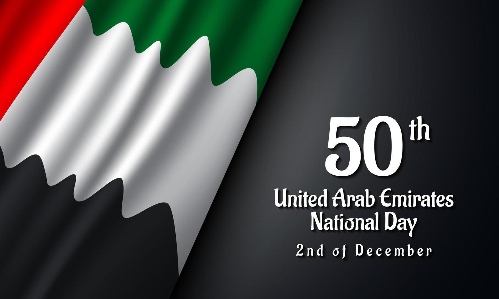 verenigde arabische emiraten nationale dag achtergrondontwerp. vector