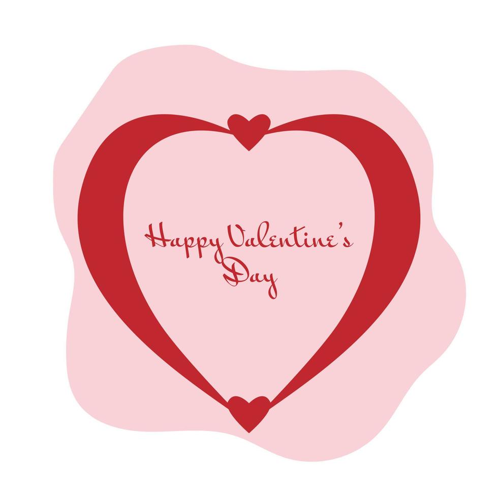 illustratie vector ontwerp van Valentijnsdag achtergrond