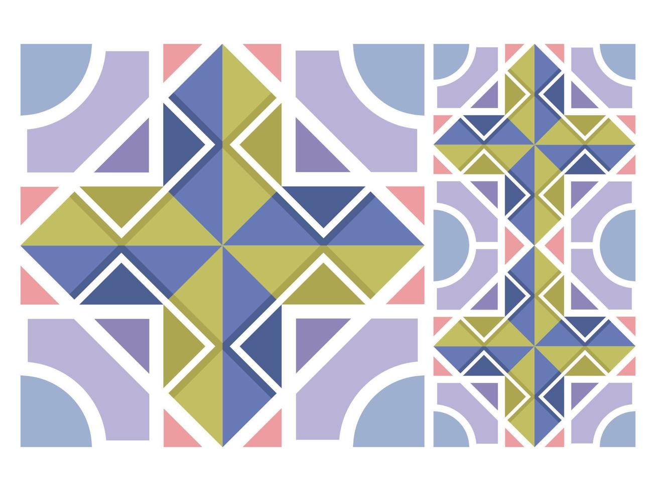 naadloze patroon kleurrijke geometrische abstracte vorm gratis vector