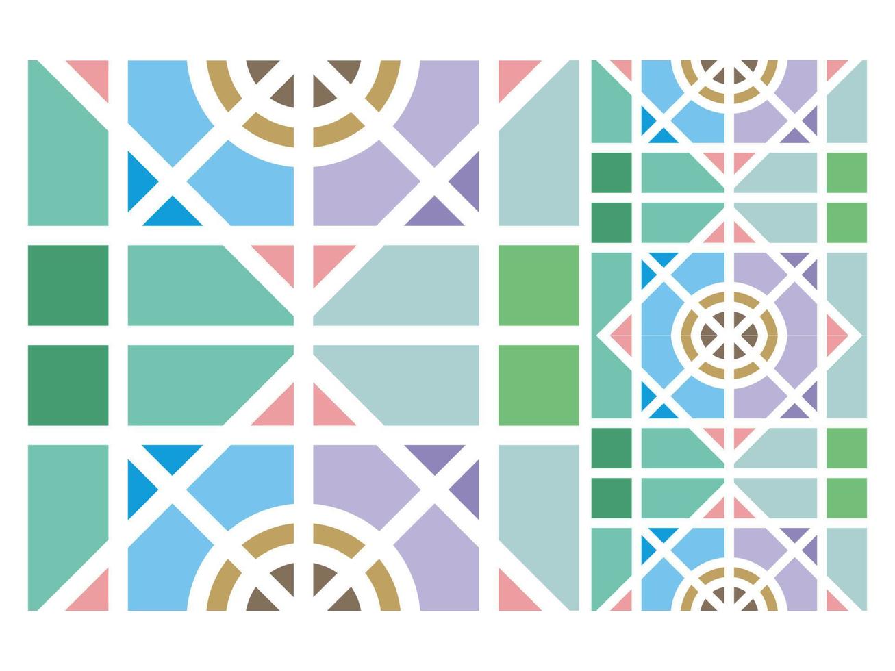 naadloze patroon kleurrijke geometrische abstracte vorm gratis vector