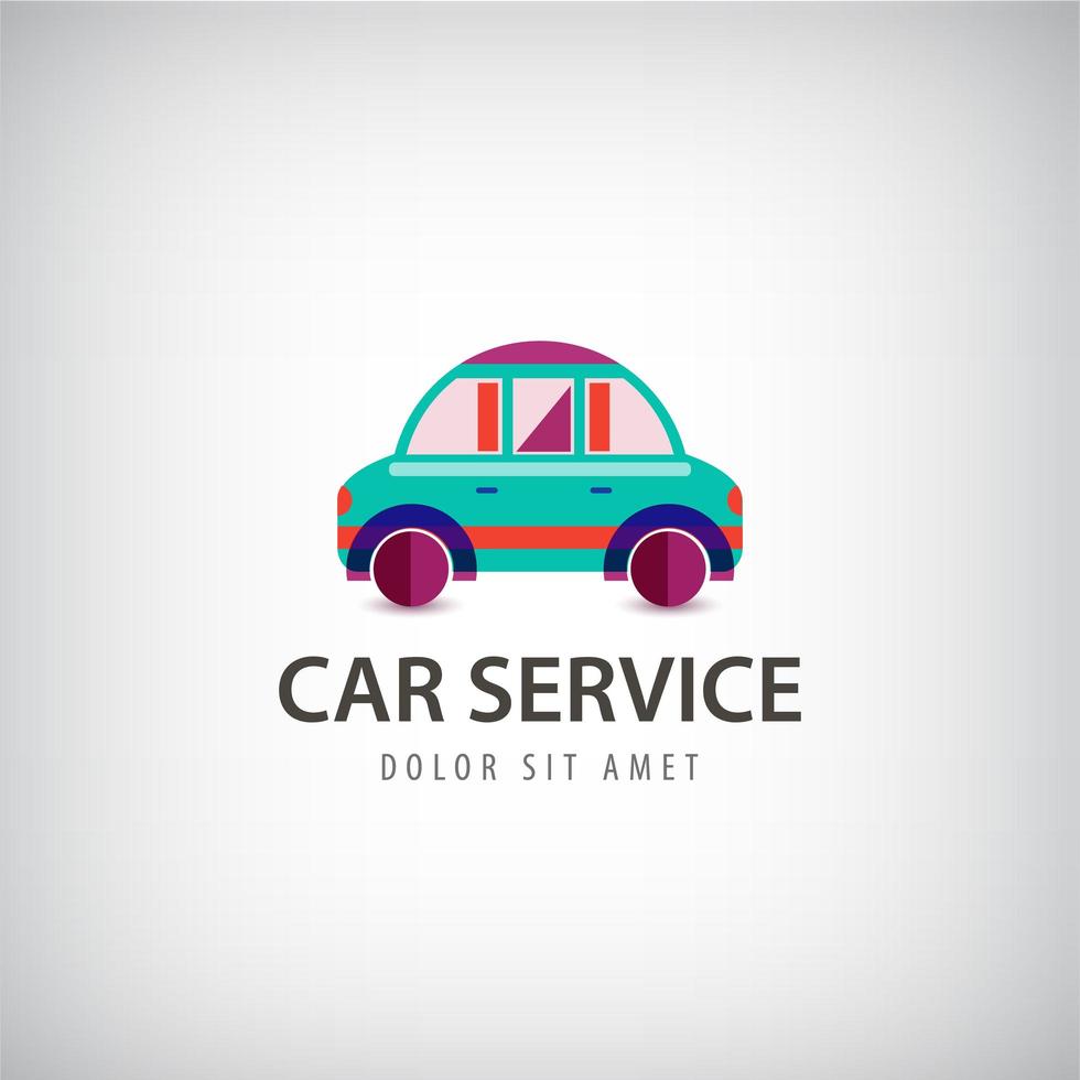 vector auto service logo, pictogram geïsoleerd. identiteit.