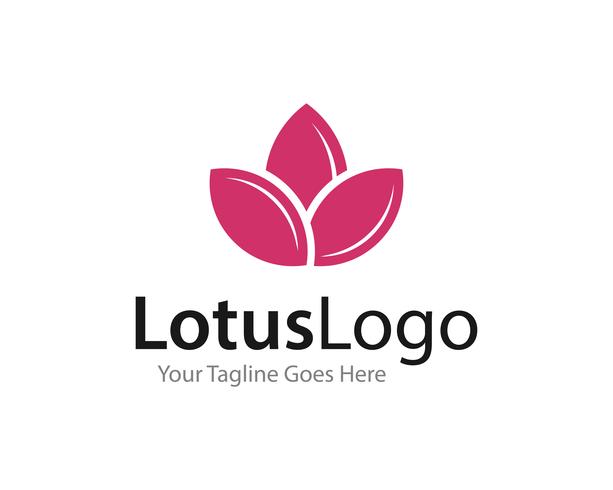 lotus logo pictogram vectorillustratie vector