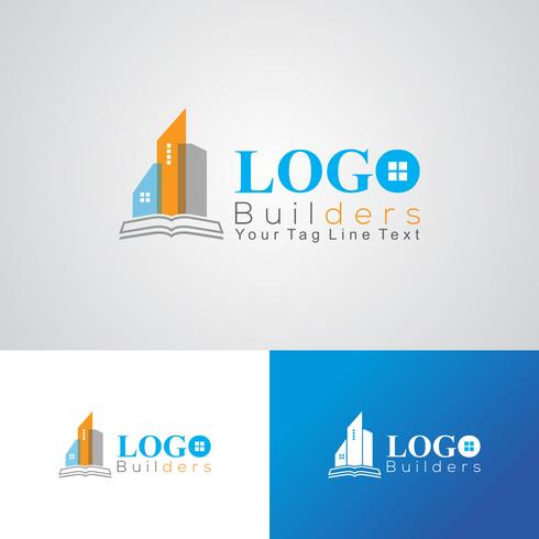 Corporate Builders Logo ontwerpsjabloon vector