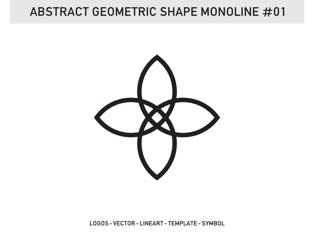 abstracte geometrische vorm monoline tegel ontwerppatroon naadloos pro gratis vector