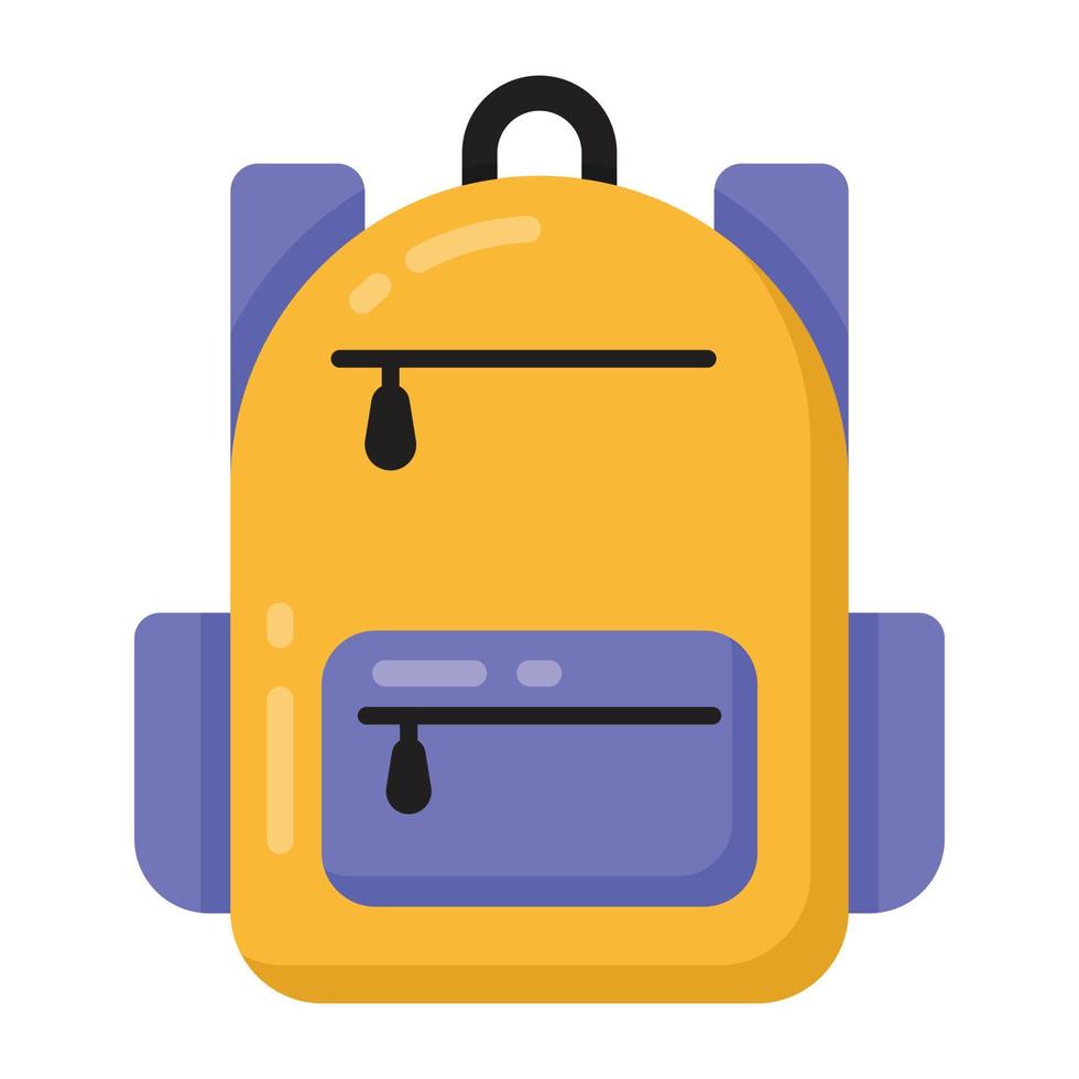 een schattig schooltas icoon in trendy design vector