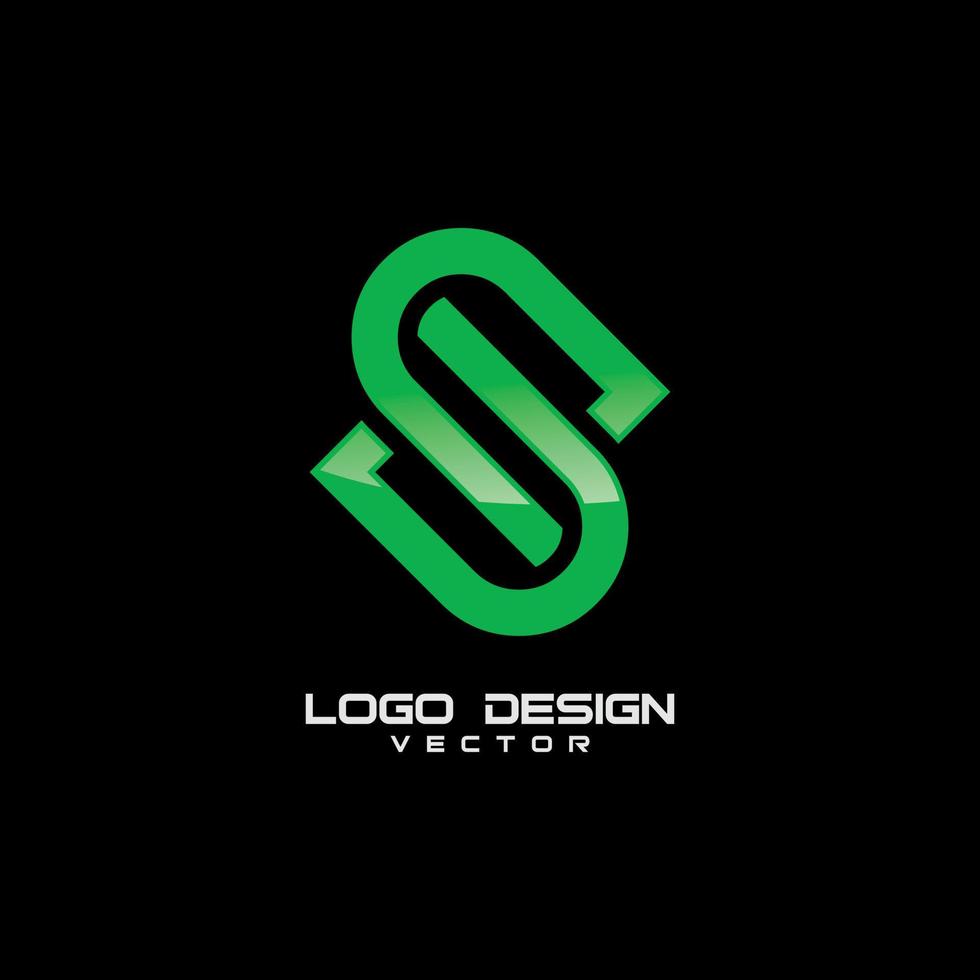 s symbool logo sjabloon vector