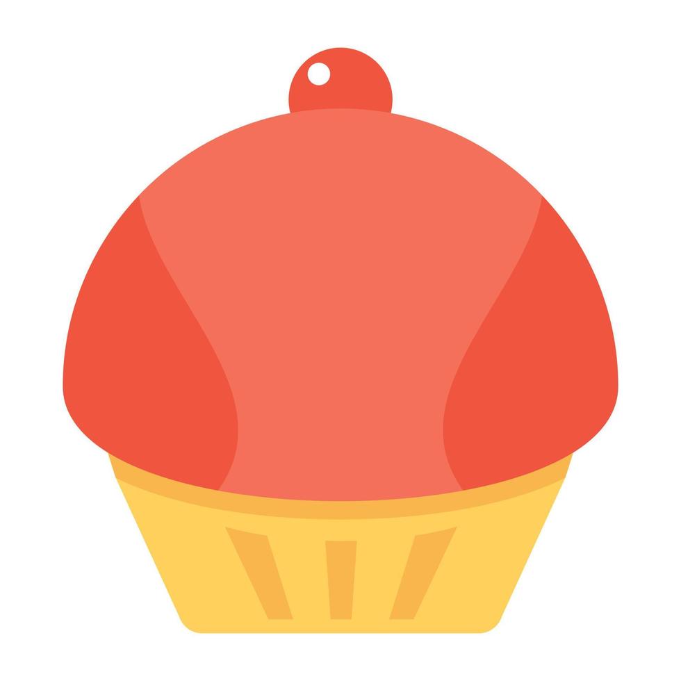 trendy cupcake concepten vector