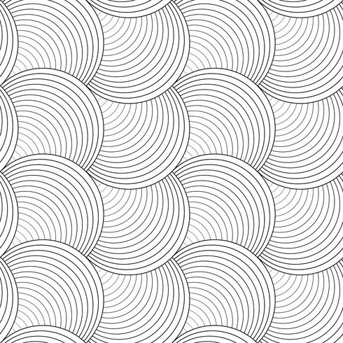 Zwart en wit naadloze patroon als achtergrond op vectorart. vector
