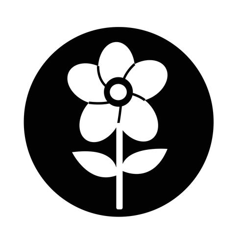 Bloem pictogram vector