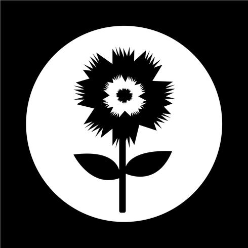 Bloem pictogram vector