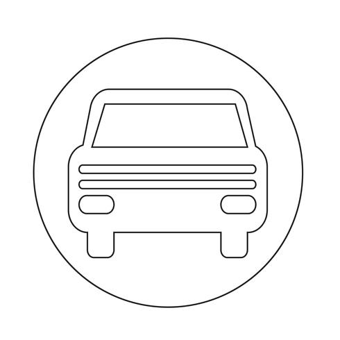 Auto pictogram vector