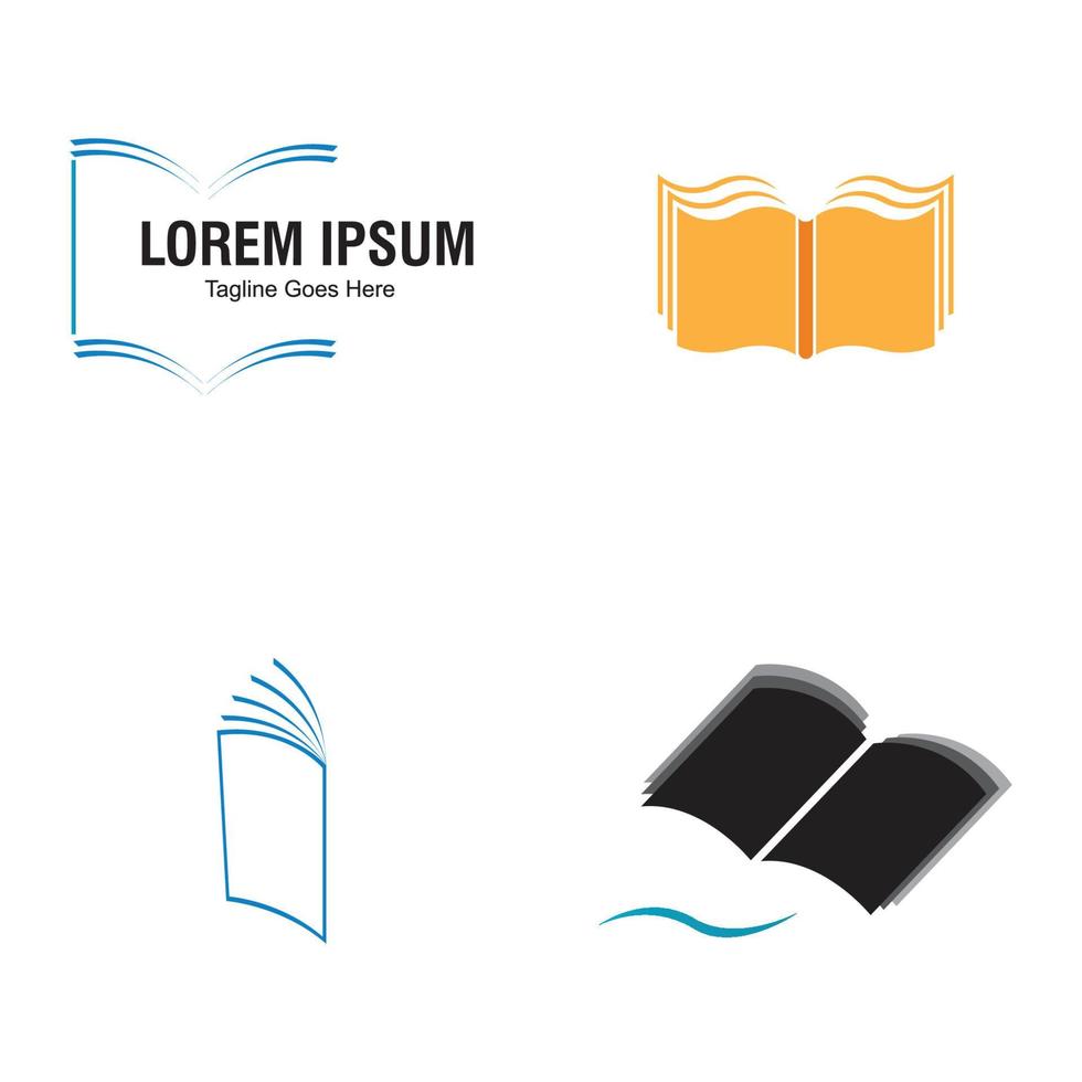 boek logo vector