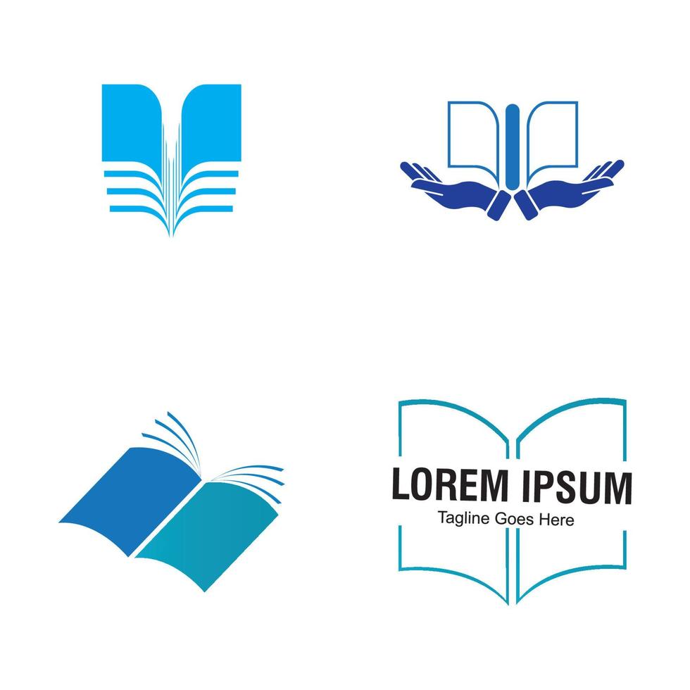 boek logo vector