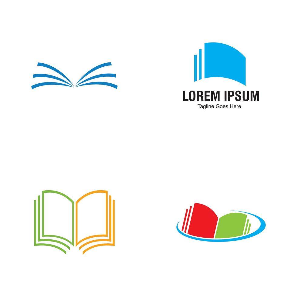 boek logo vector