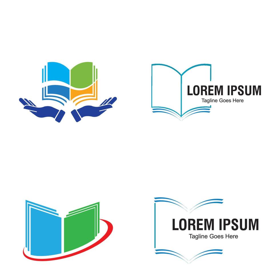 boek logo vector