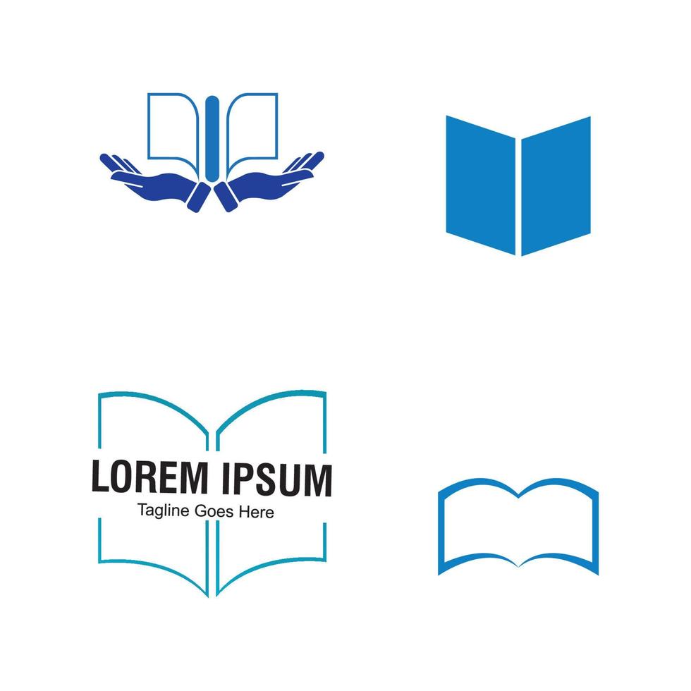 boek logo vector