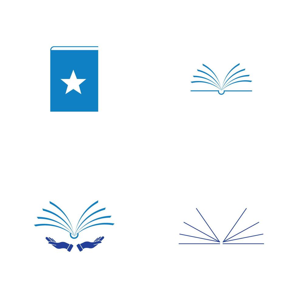 boek logo vector