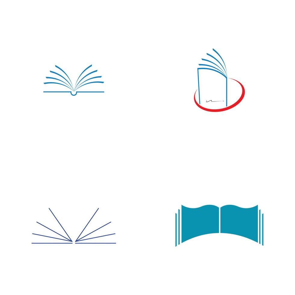 boek logo vector