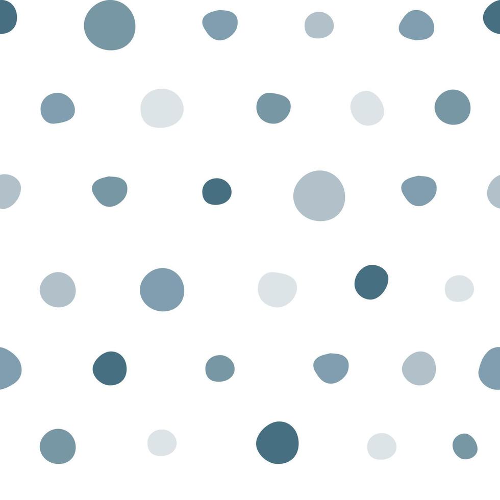 polka dot naadloos patroon. scandinavische stijl behang. vector