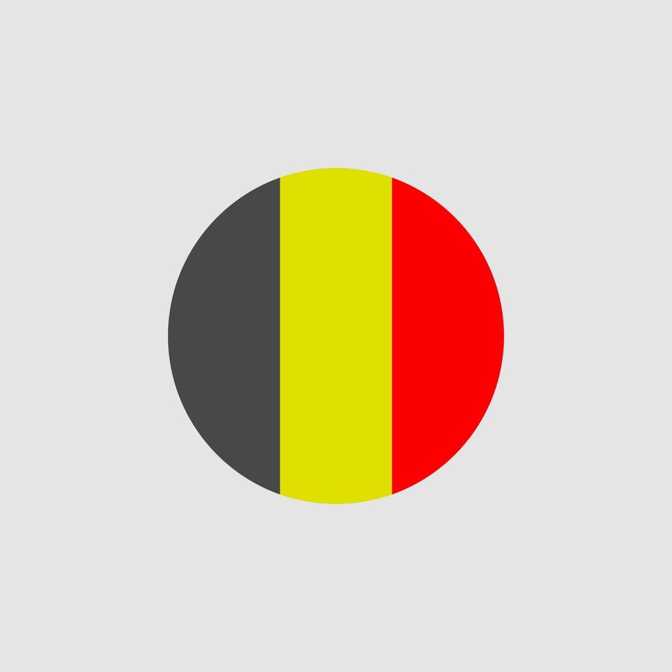nationale vlag van belgië, officiële kleuren en juiste verhoudingen. vectorillustratie. eps10. vector
