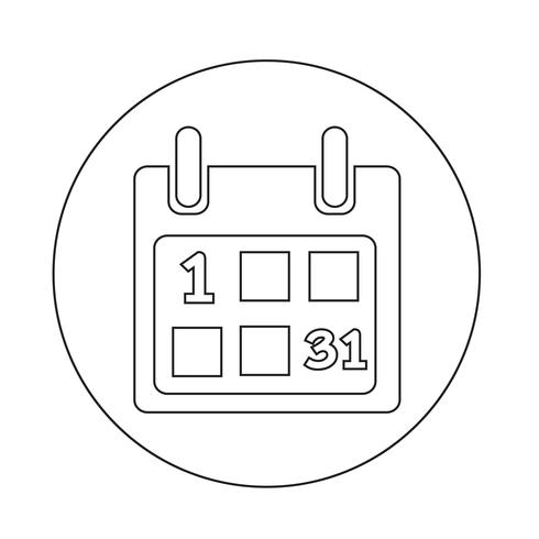 Kalender pictogram vector