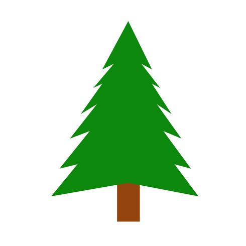 Kerstboom pictogram vector