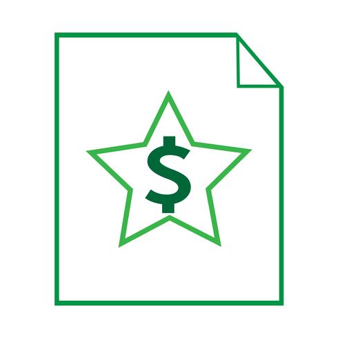 Dollar teken geld pictogram vector