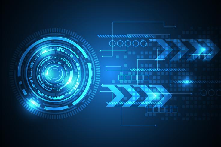 Vector abstract achtergrondtechnologieconcept.