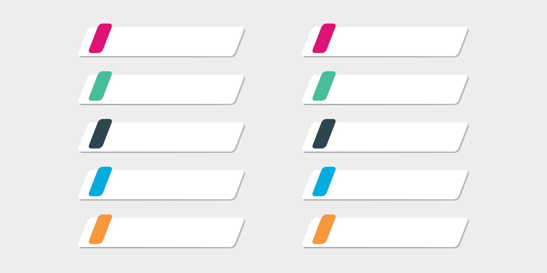 vector infographic, sjabloonontwerp. bedrijfsconcept, infographic met optie nummer 5, stap of proces. infographic elementen voor lay-out procesdiagrammen, onderdelen, grafieken, infographics