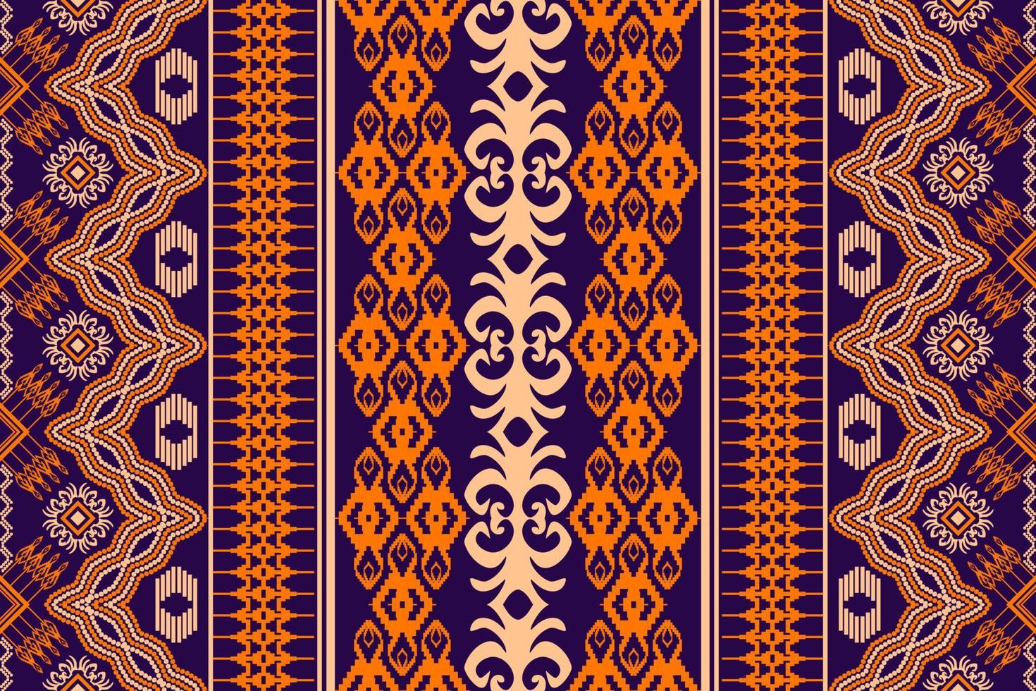 geometrische etnische oosterse traditionele pattern.figure tribal borduurwerk style.design voor behang, kleding, verpakking, stof, vectorillustratie vector