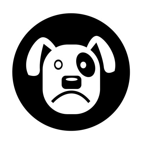 Hond pictogram vector