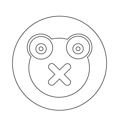 Frog Icon vector