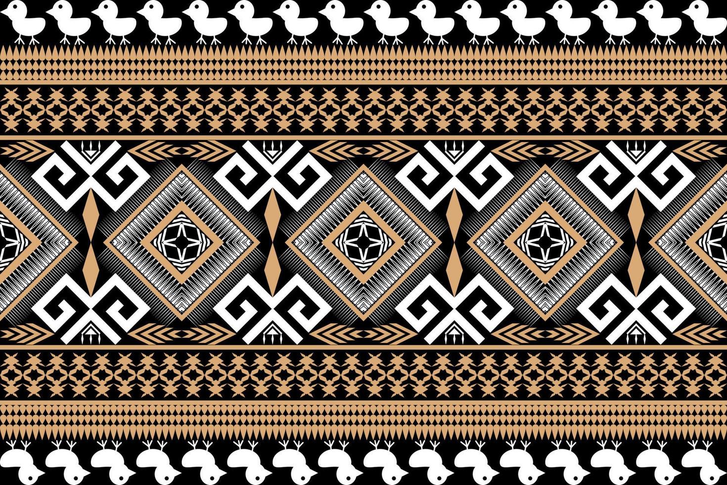 geometrische etnische oosterse traditionele pattern.figure tribal borduurwerk style.design voor behang, kleding, verpakking, stof, vectorillustratie vector