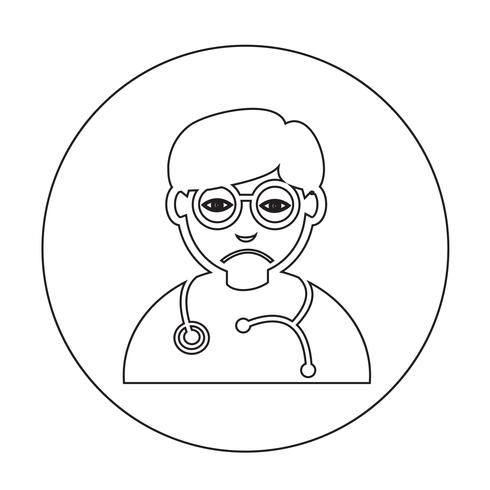 Dokter pictogram vector