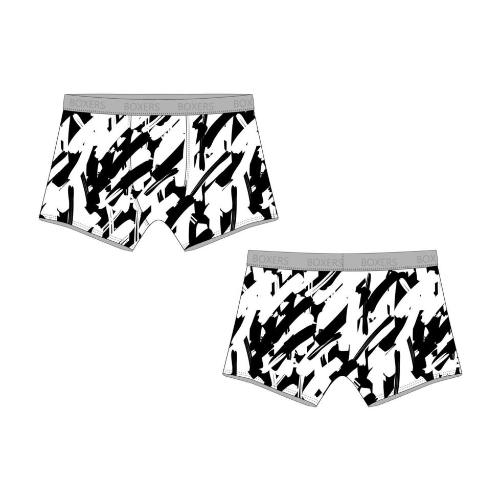 concept mannelijke boxershorts. vectorillustratie van mannen onderbroeken. vector