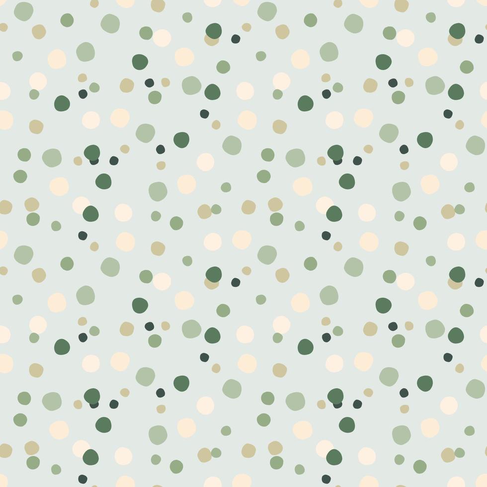 abstracte geometrische polka dot naadloze patroon op lichte achtergrond. vector